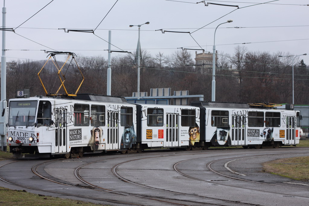 Прага, Tatra KT8D5 № 9020