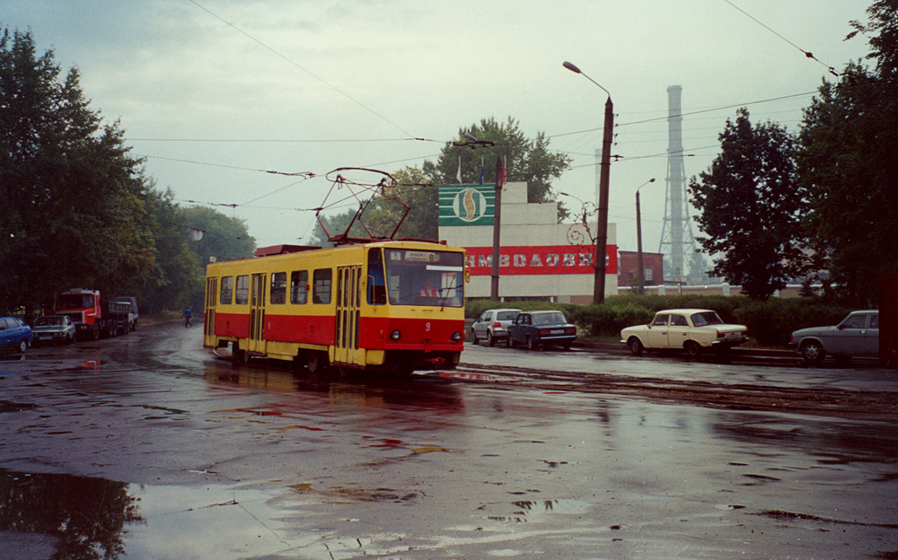 Тверь, Tatra T6B5SU № 9; Тверь — Тверской трамвай в начале 2000-х гг. (2002 — 2006 гг.); Тверь — Трамвайные линии: Московский район