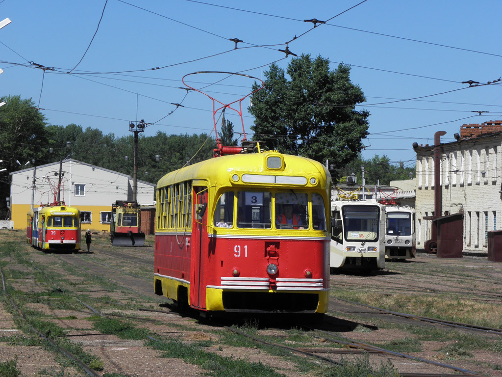 Салават, РВЗ-6М2 № 91; Салават, 71-619КТ № 058; Салават, РВЗ-6М2 № 39