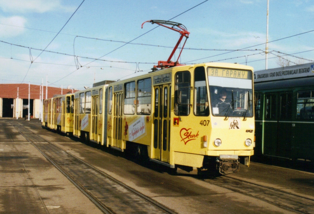 Белград, Tatra KT4M-YUB № 407