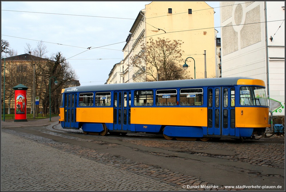 Лейпциг, Tatra B4D-M № 757