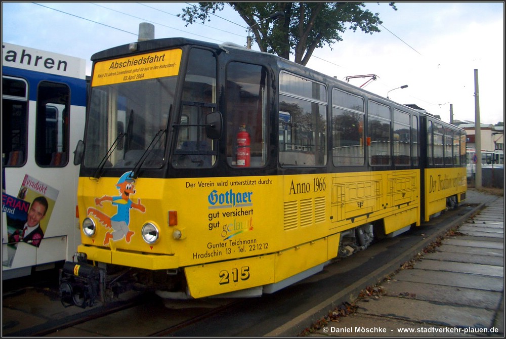Плауэн, Tatra KT4DM № 215