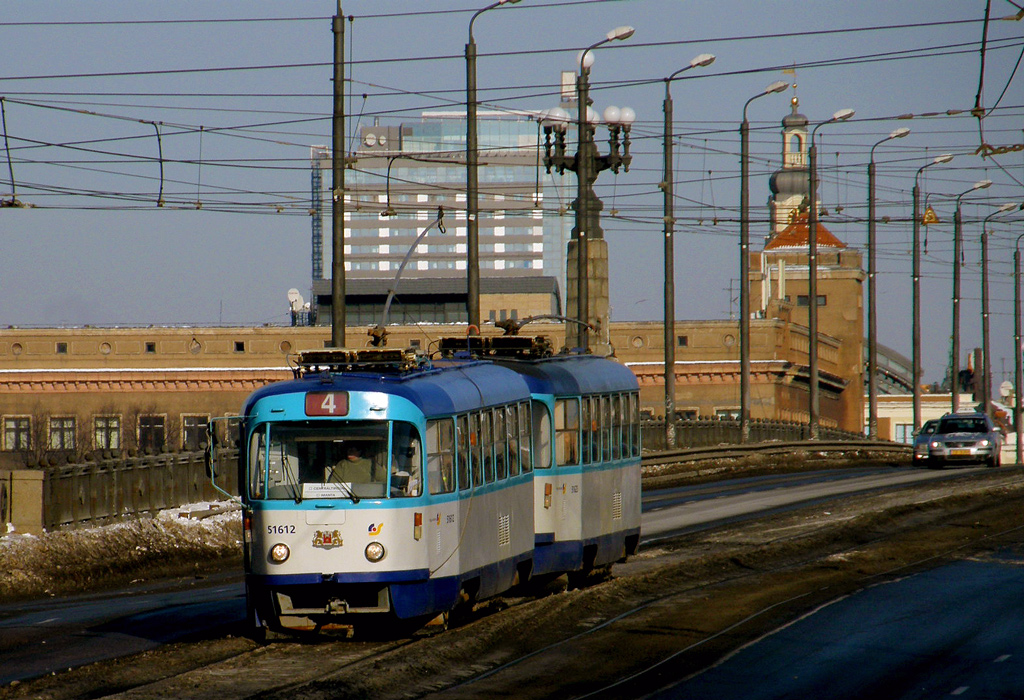 Рига, Tatra T3A № 51612