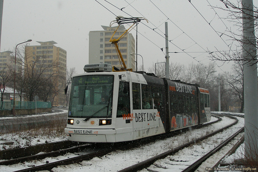 Most ― Litvínov, Škoda 03T5 Astra/Anitra nr. 201