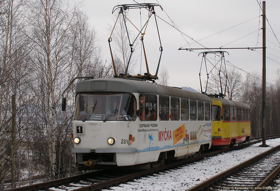 Most - Litvínov, Tatra T3SU Br. 234