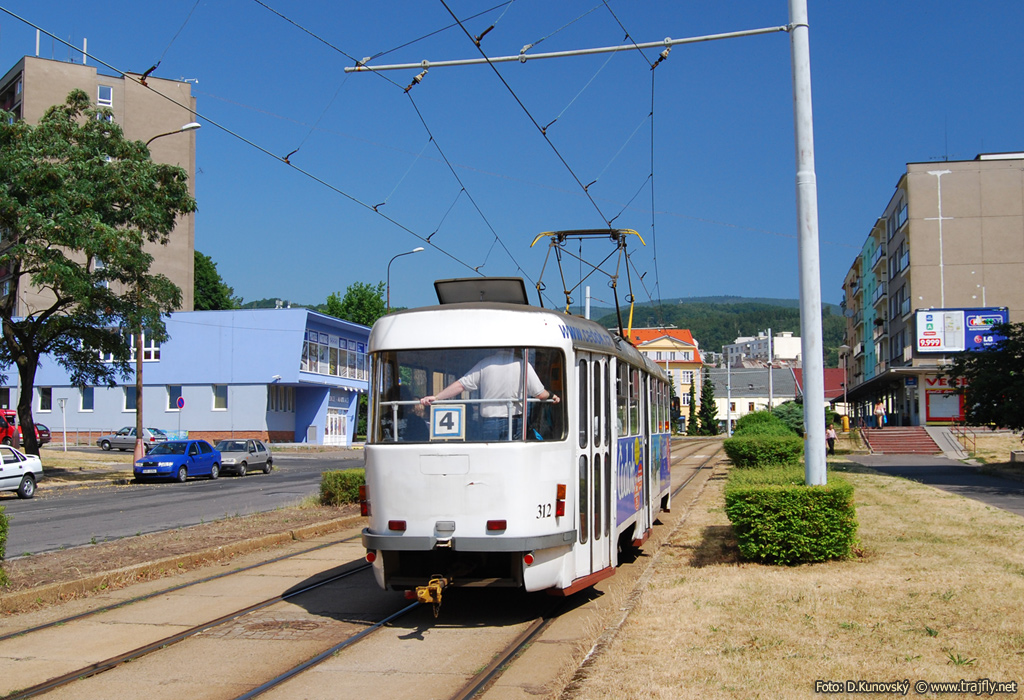 Мост ― Литвинов, Tatra T3M.3 № 312