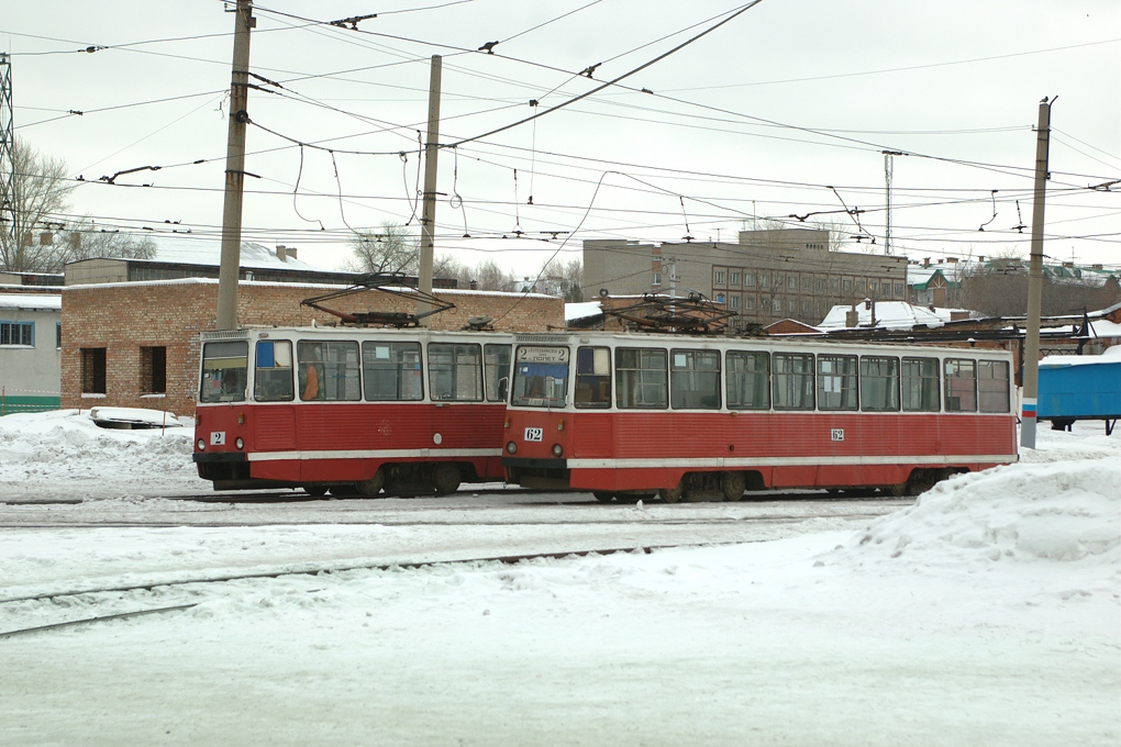 Омск, 71-605 (КТМ-5М3) № 2; Омск, 71-605 (КТМ-5М3) № 62