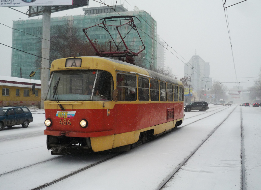 Екатеринбург, Tatra T3SU № 486