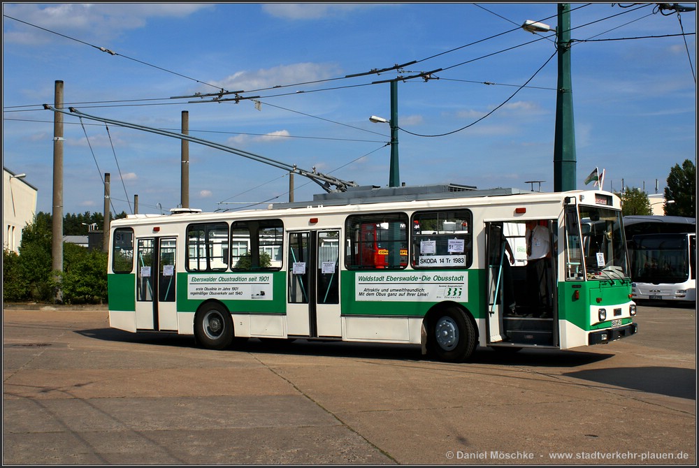 Эберсвальде, Škoda 14Tr03 № 3; Эберсвальде — Юбилей: 70 лет троллейбусу в Эберсвальде (21.08.2010)