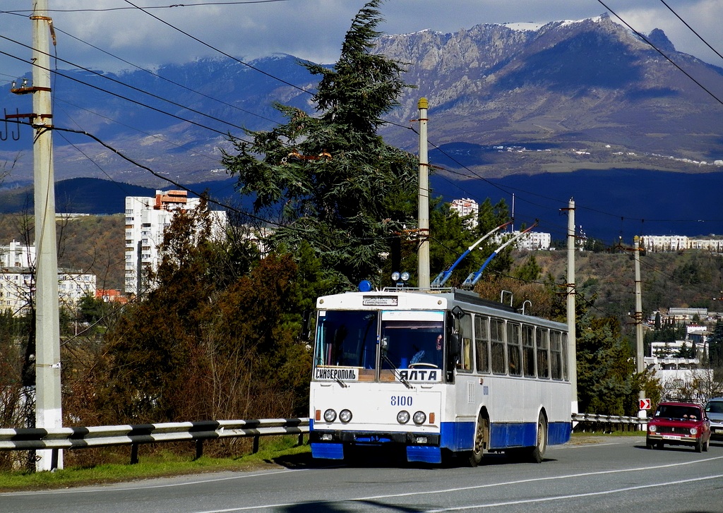 ყირიმის ტროლეიბუსი, Škoda 14Tr89/6 № 8100