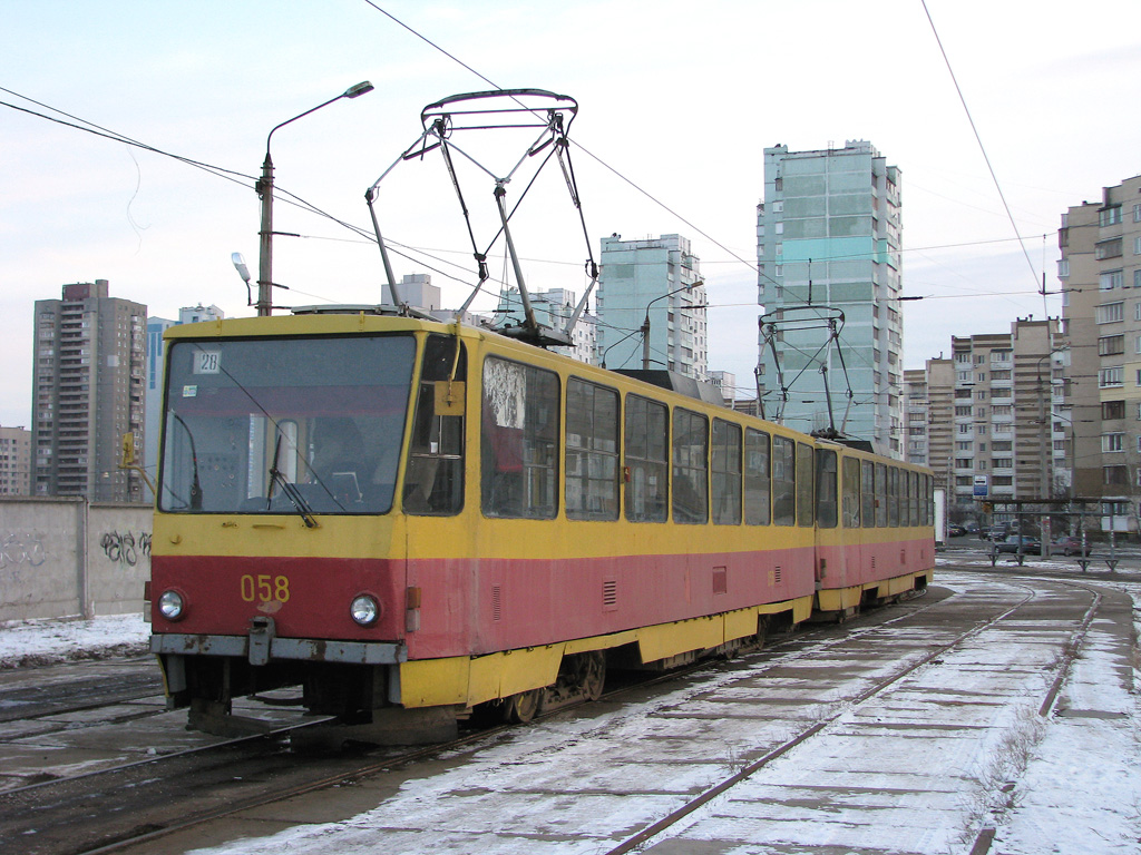 Kiev, Tatra T6B5SU Nr. 058