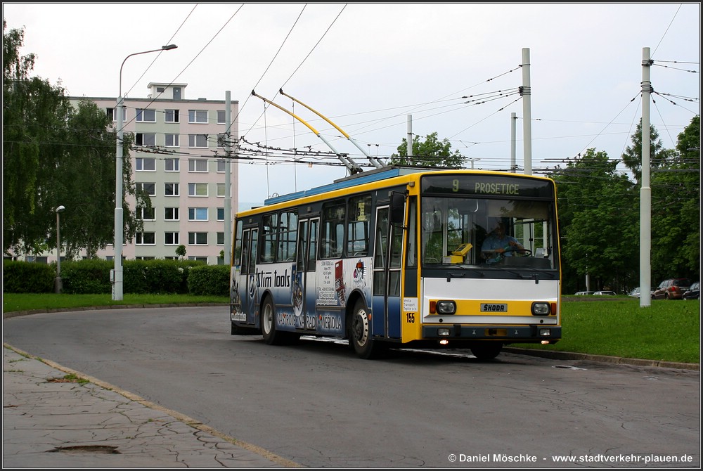 Теплице, Škoda 14Tr17/6M № 155