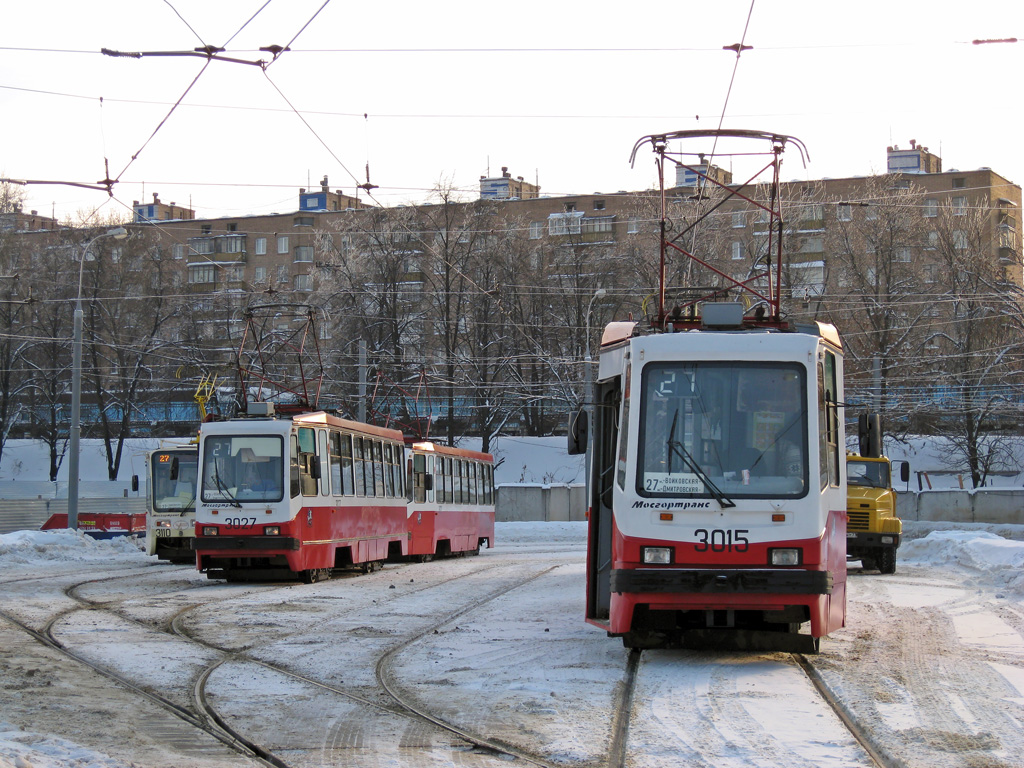 Москва, 71-134А (ЛМ-99АЭ) № 3027; Москва, 71-134А (ЛМ-99АЭ) № 3015