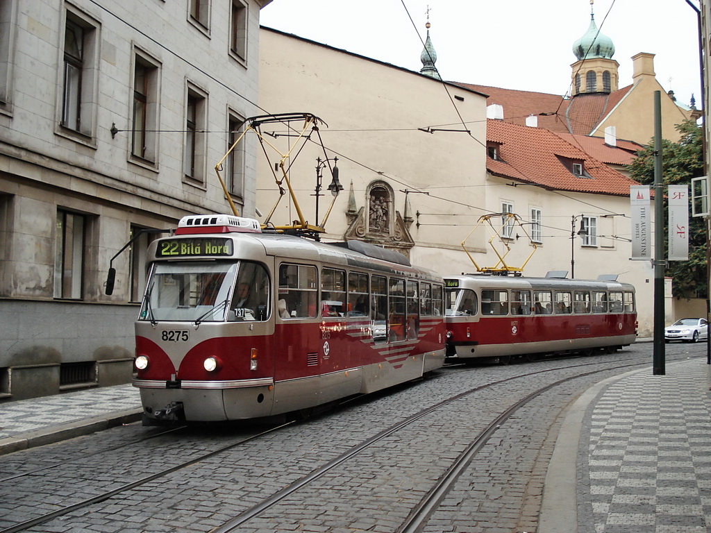 Прага, Tatra T3R.PLF № 8275