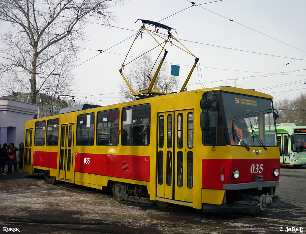 Kursk, Tatra T6B5SU № 035; Kursk — Presentation of trolleybuses 1К (Kursk) and trams T6 after repair