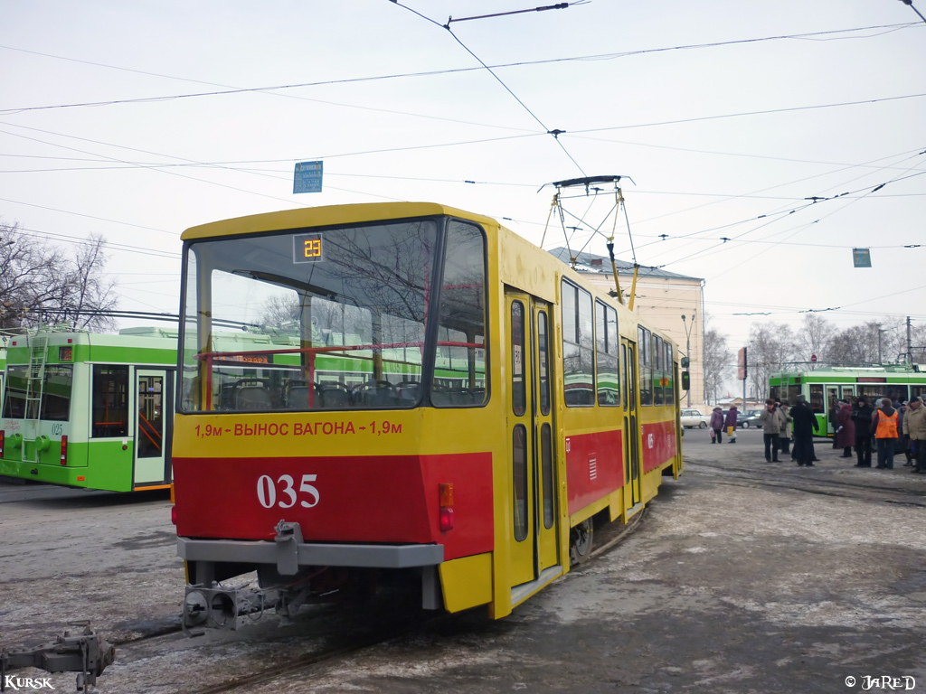 Курск, Tatra T6B5SU № 035; Курск — Презентация троллейбусов 1К (Курск) и трамваев Т6В5, прошедших КВР (Курск)