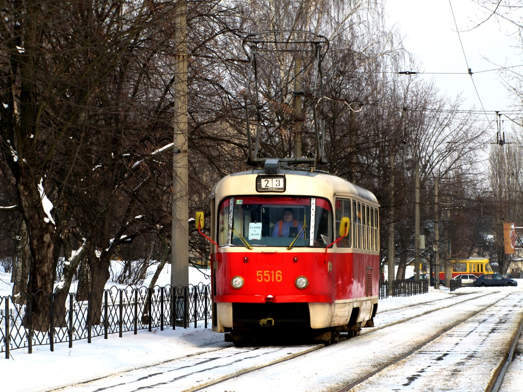 Киев, Tatra T3SU № 5516