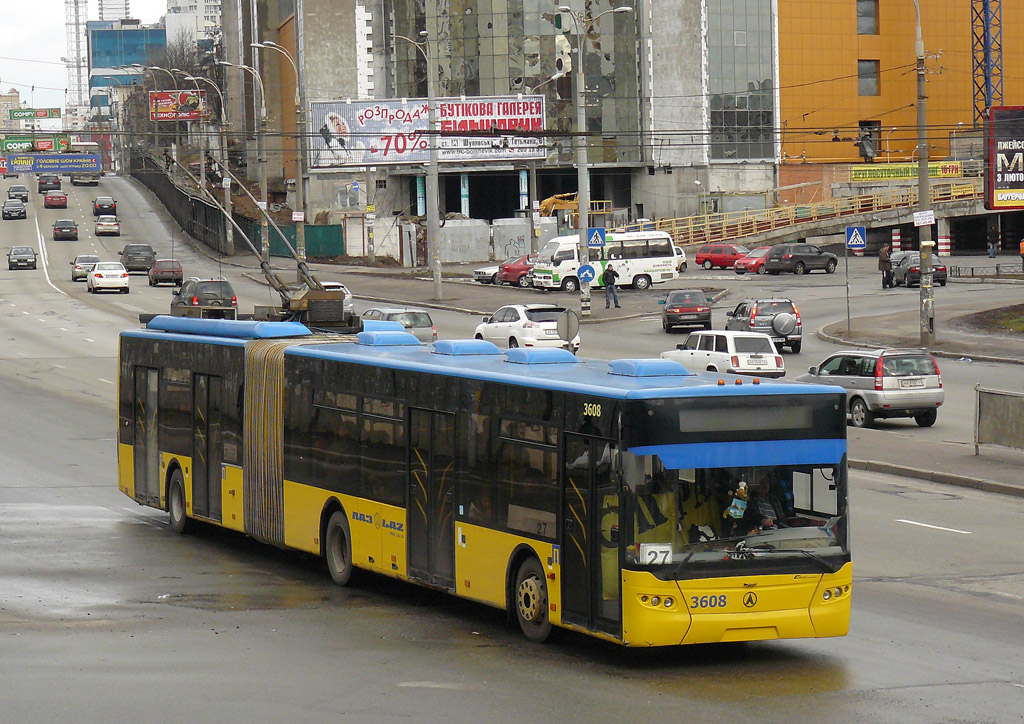 Киев, ЛАЗ E301D1 № 3608