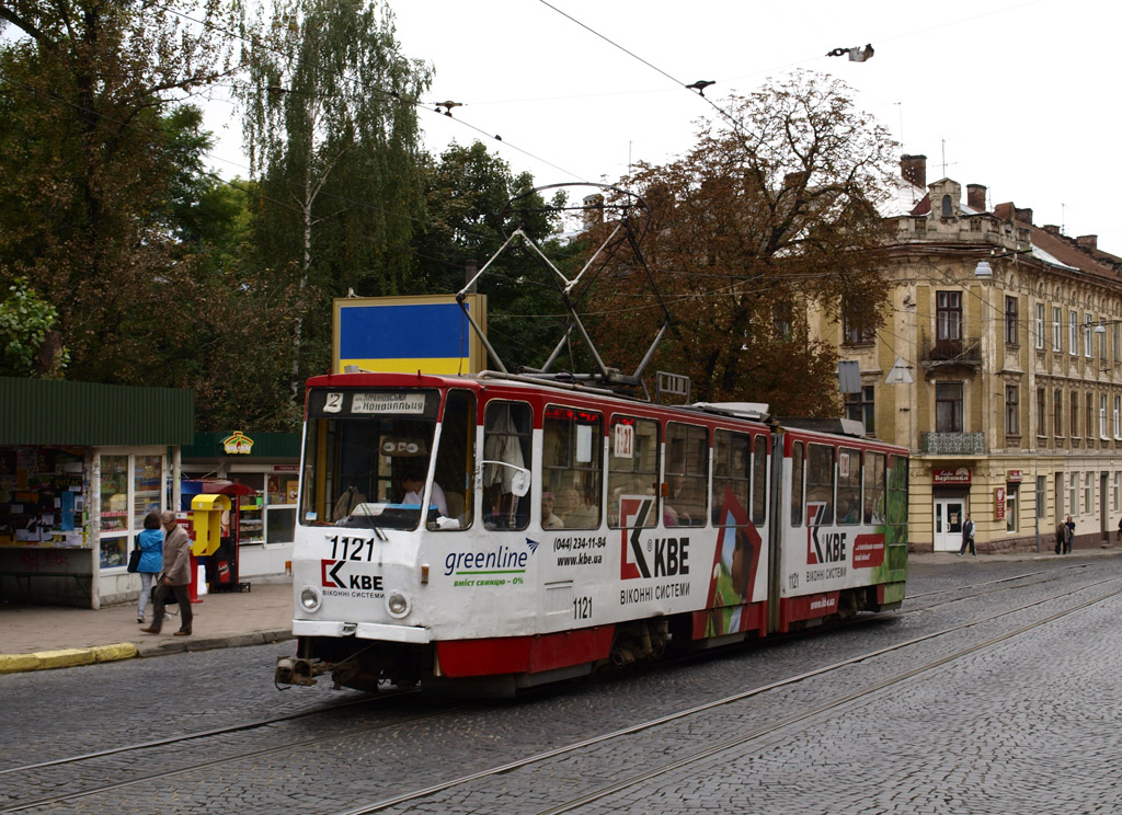 Львов, Tatra KT4SU № 1121