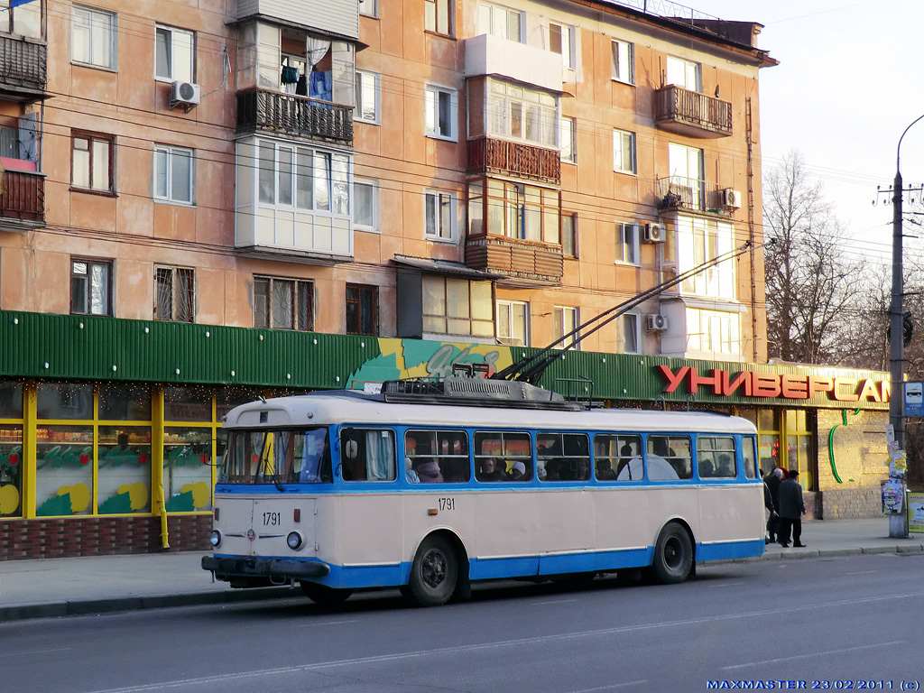 Крымский троллейбус, Škoda 9TrH29 № 1791