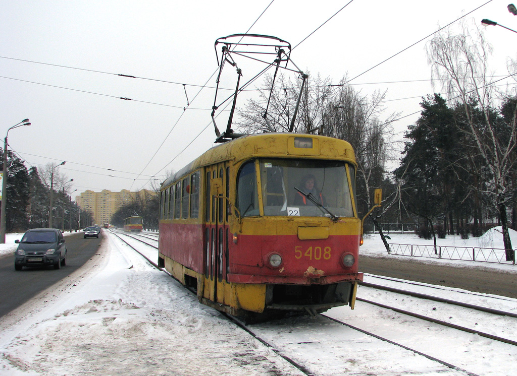 Киев, Tatra T3SU (двухдверная) № 5408
