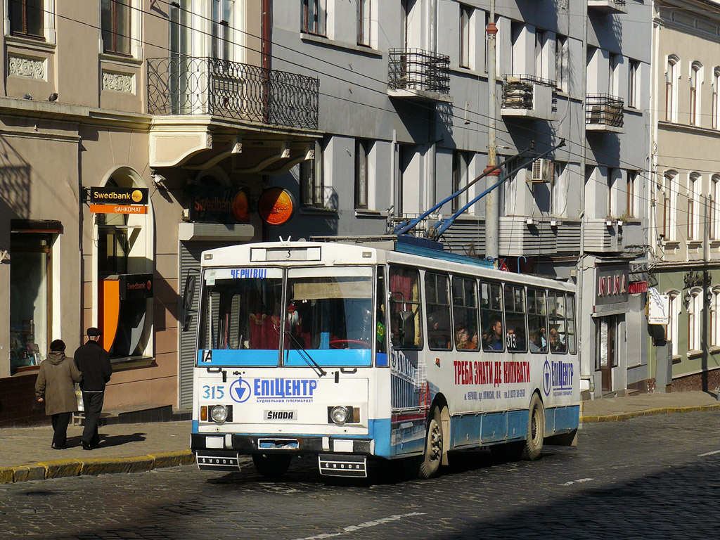 Черновцы, Škoda 14Tr11/6 № 315 Черновцы, Škoda 14Tr11/6 № 315