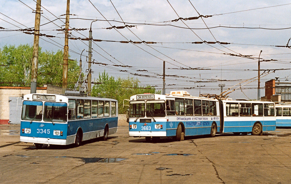 Москва, ЗиУ-682В-013 [В0В] № 3345; Москва, ЗиУ-6205 [620500] № 3663