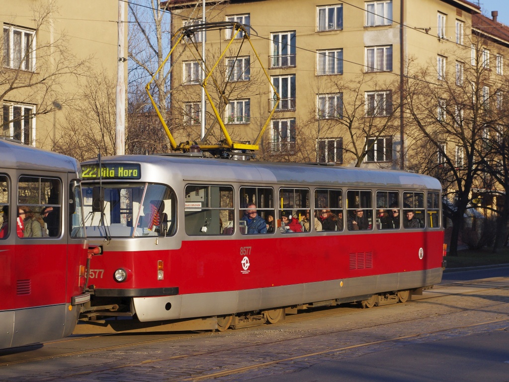 Прага, Tatra T3R.P № 8577
