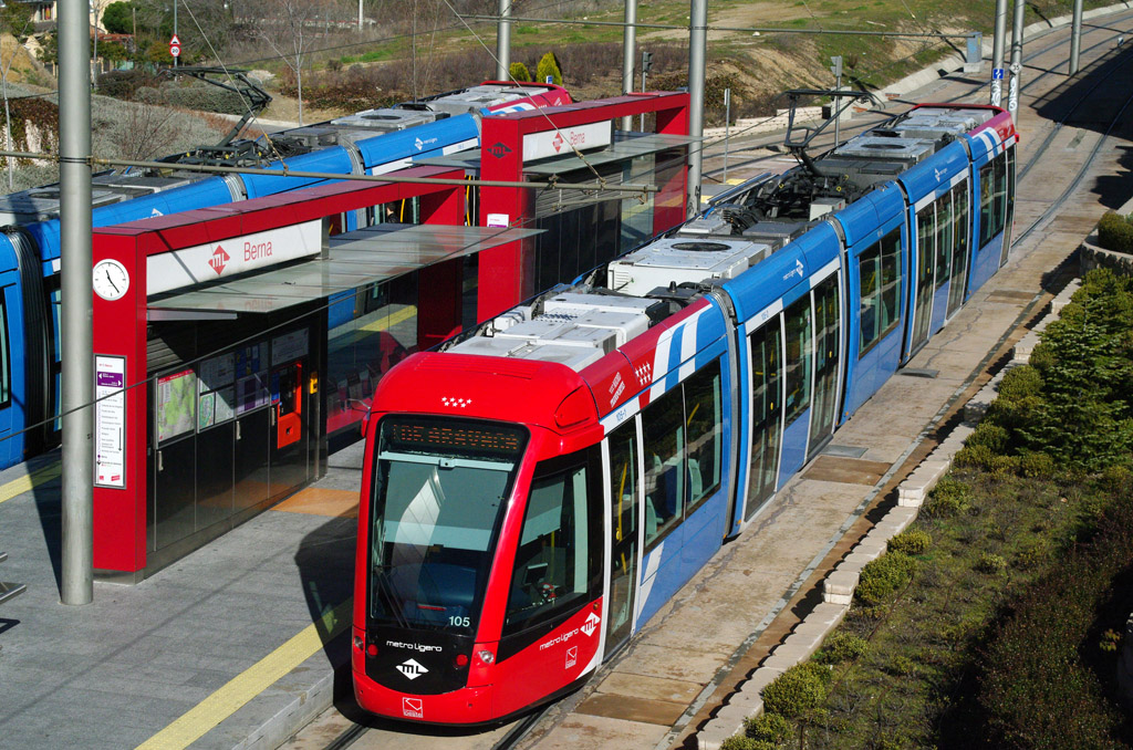 Madrid, Alstom Citadis 302 № 105 Madrid, Alstom Citadis 302 № 105