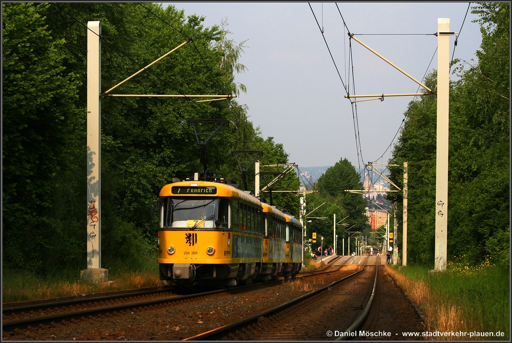 Дрезден, Tatra T4D-MT № 224 269; Дрезден — Прощание с Татрами (29.05.2010)
