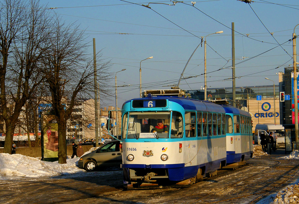 Рига, Tatra T3A № 51656