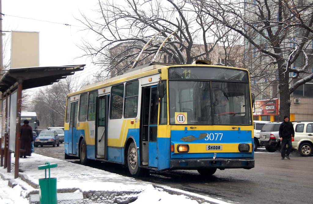 Алматы, Škoda 14Tr13/6M № 3077