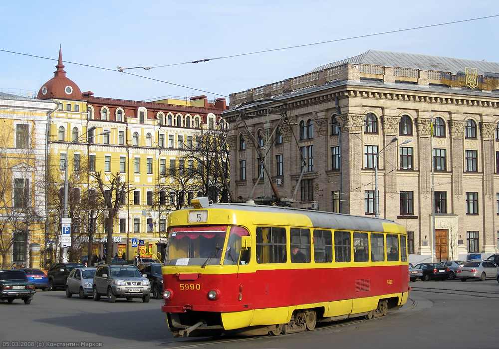 Kyjev, Tatra T3SU č. 5990 Kyjev, Tatra T3SU č. 5990