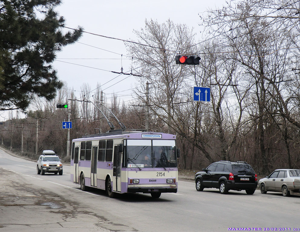 克里米亚无轨电车, Škoda 14Tr11/6 # 2154