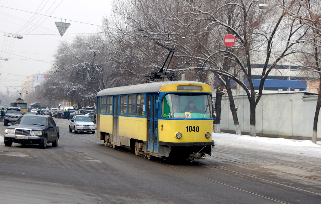 Алматы, Tatra T4D № 1040