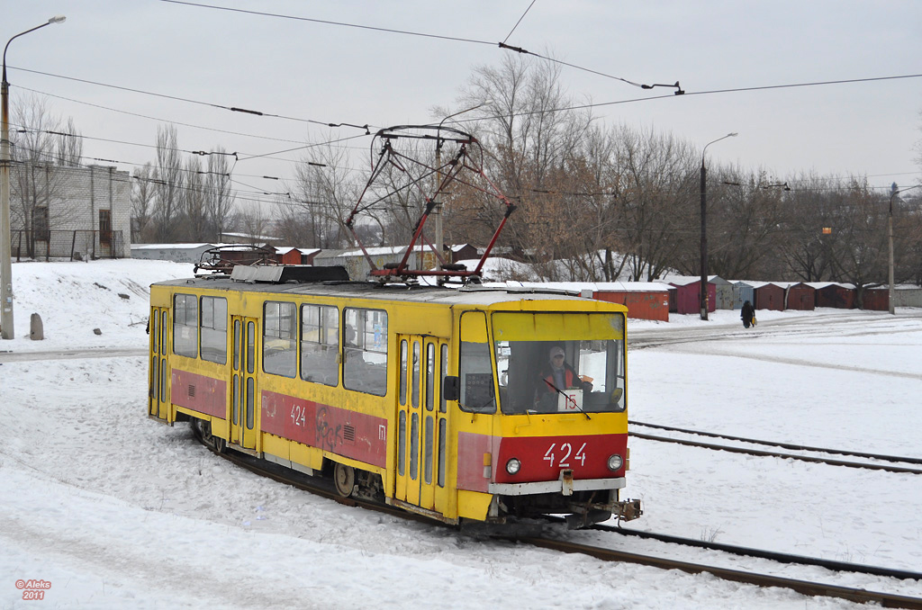 Запорожье, Tatra T6B5SU № 424