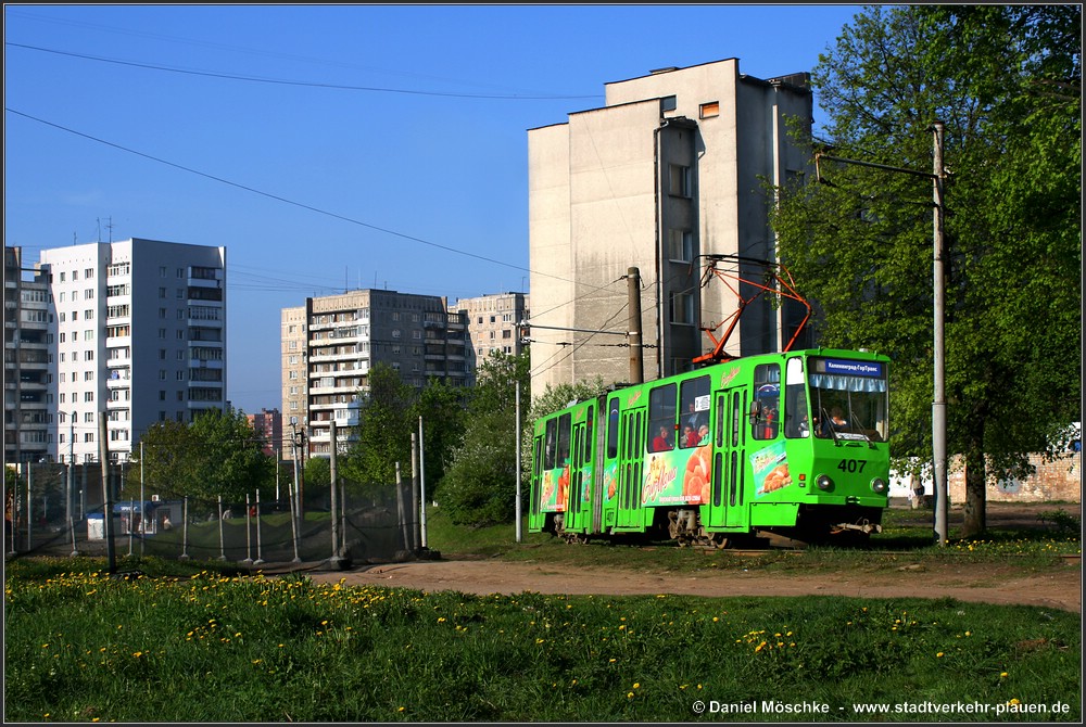 Калининград, Tatra KT4SU № 407