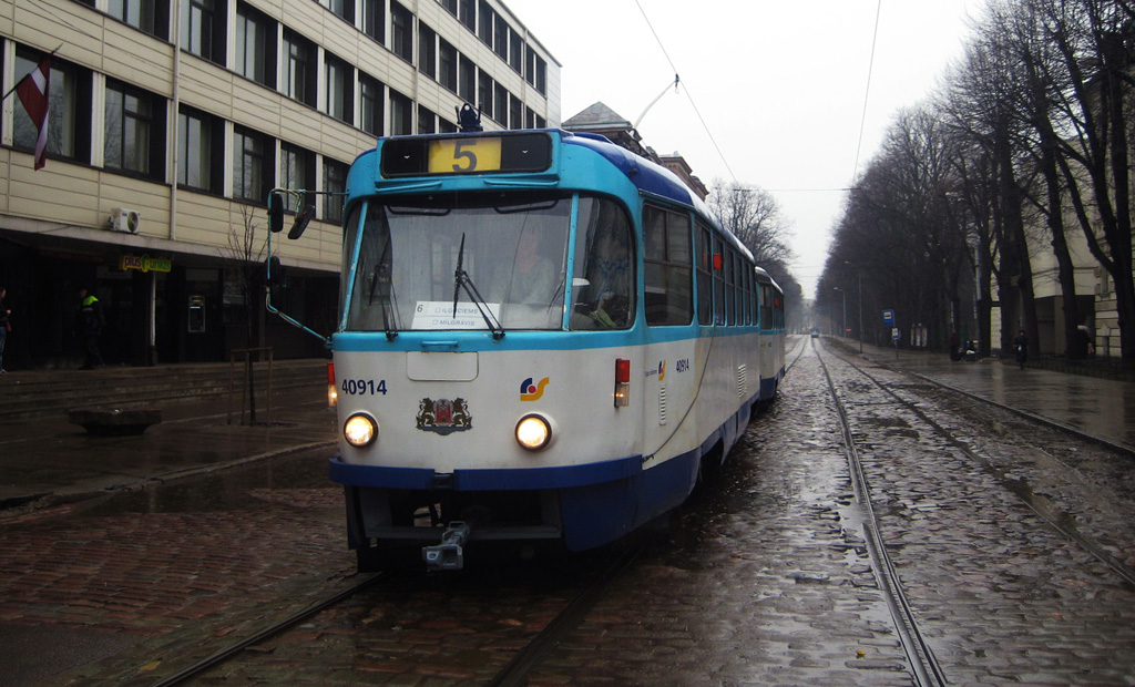 Рига, Tatra T3A № 40914