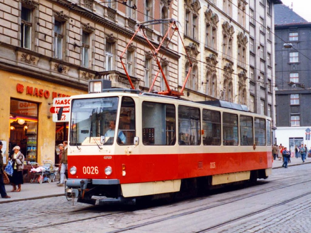 Прага, Tatra T6A5 № 0026