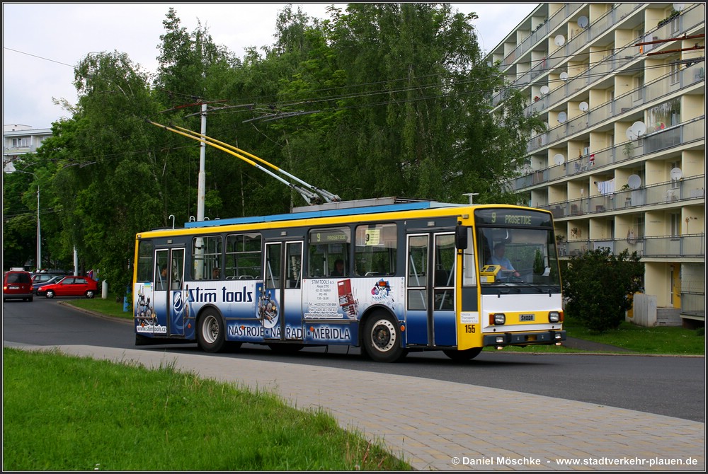 Теплице, Škoda 14Tr17/6M № 155