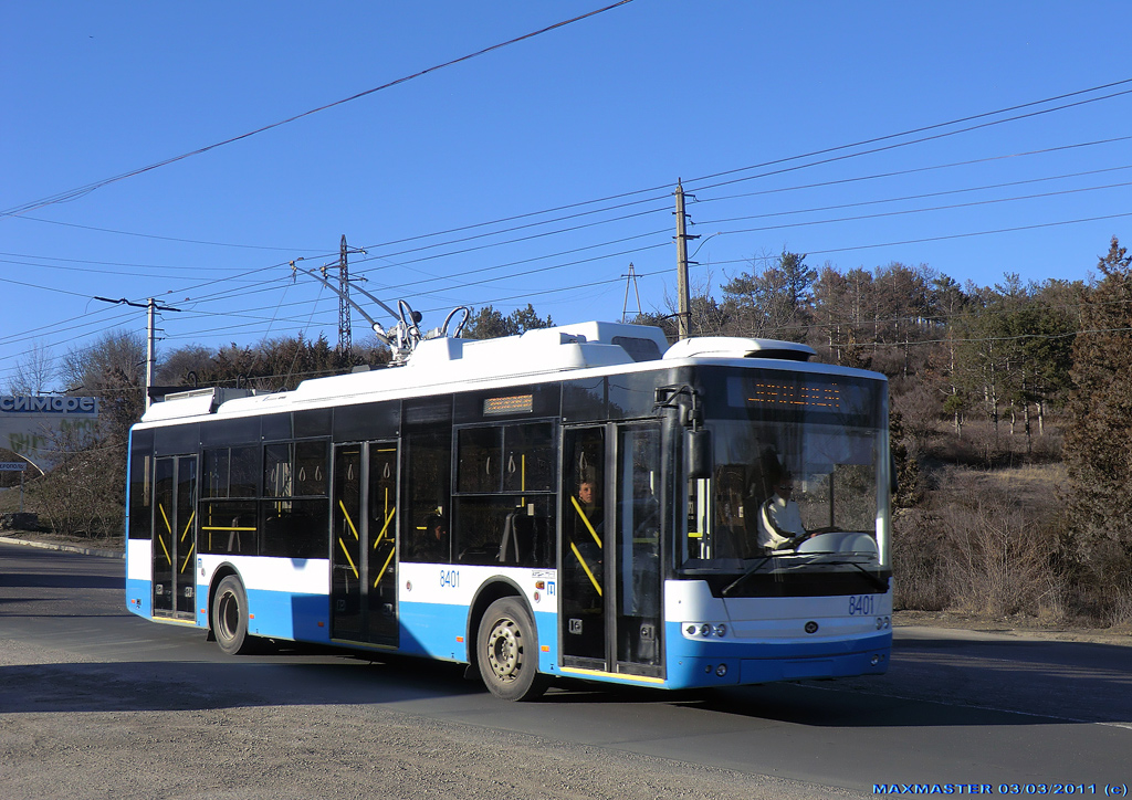 Крымский троллейбус, Богдан Т70115 № 8401
