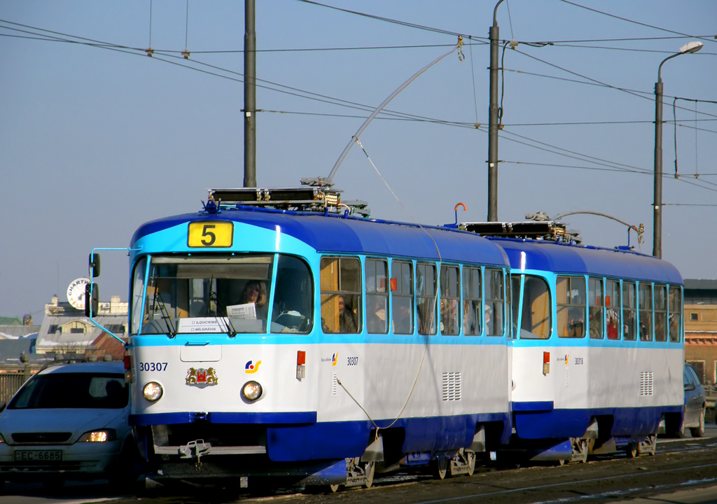 Рига, Tatra T3A № 30307