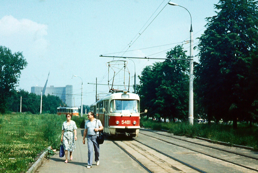 Москва, Tatra T3SU № 5481