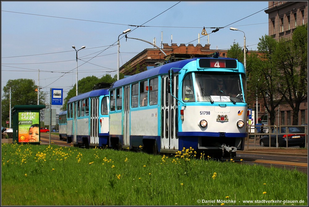 Рига, Tatra T3A № 51798