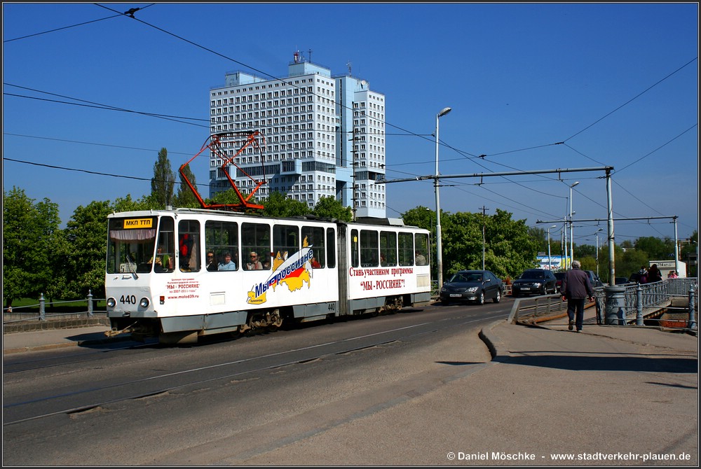 Kaliningrad, Tatra KT4SU č. 440 Kaliningrad, Tatra KT4SU č. 440