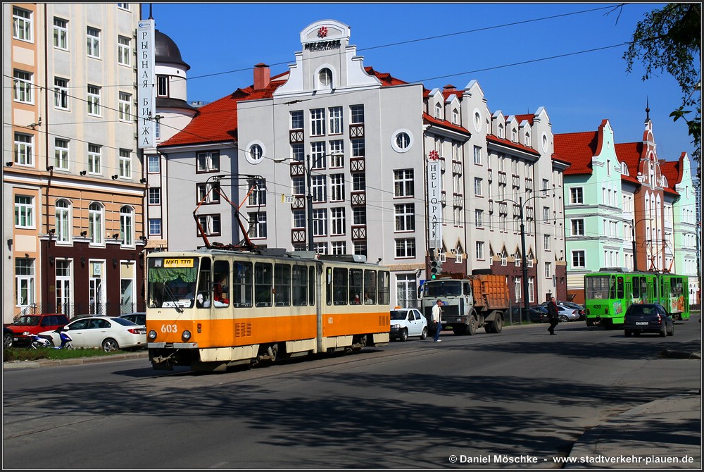 Калининград, Tatra KT4D № 603