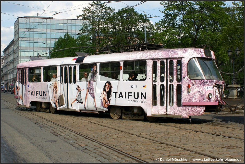 Рига, Tatra T3A № 30111