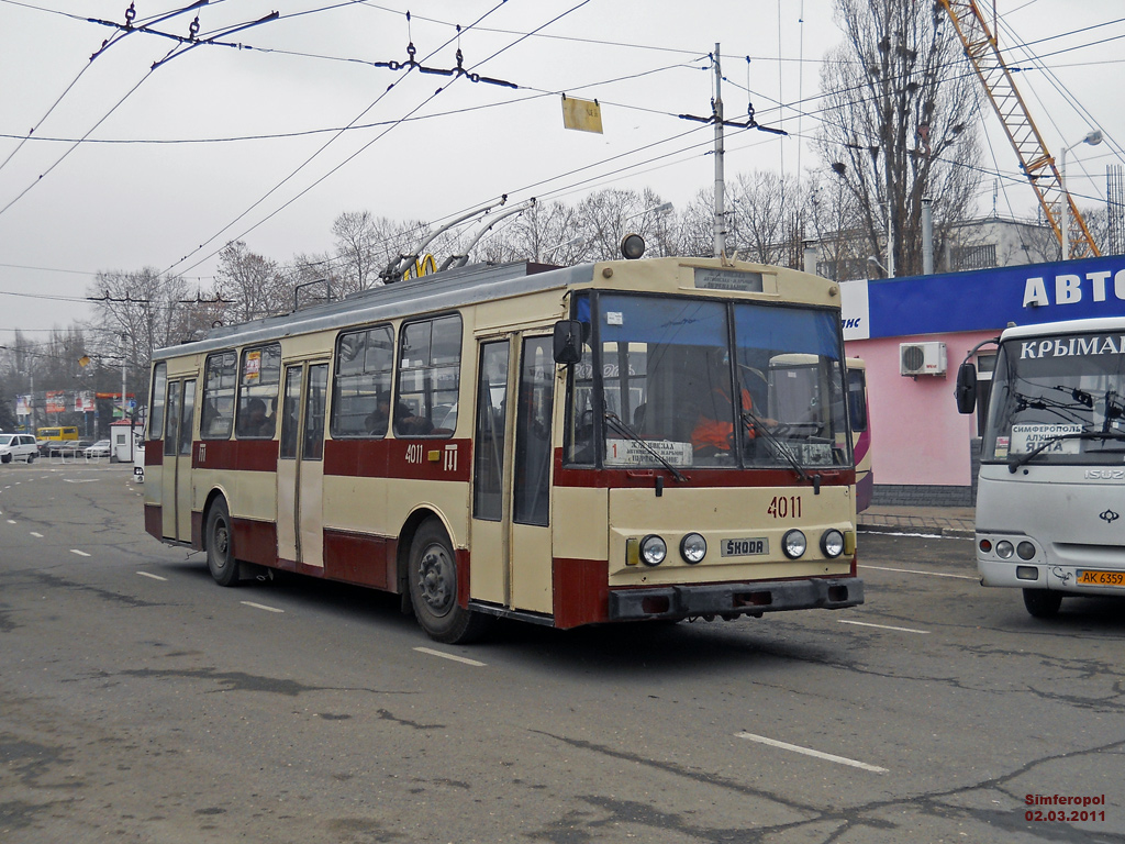 Крымский троллейбус, Škoda 14Tr11/6 № 4011