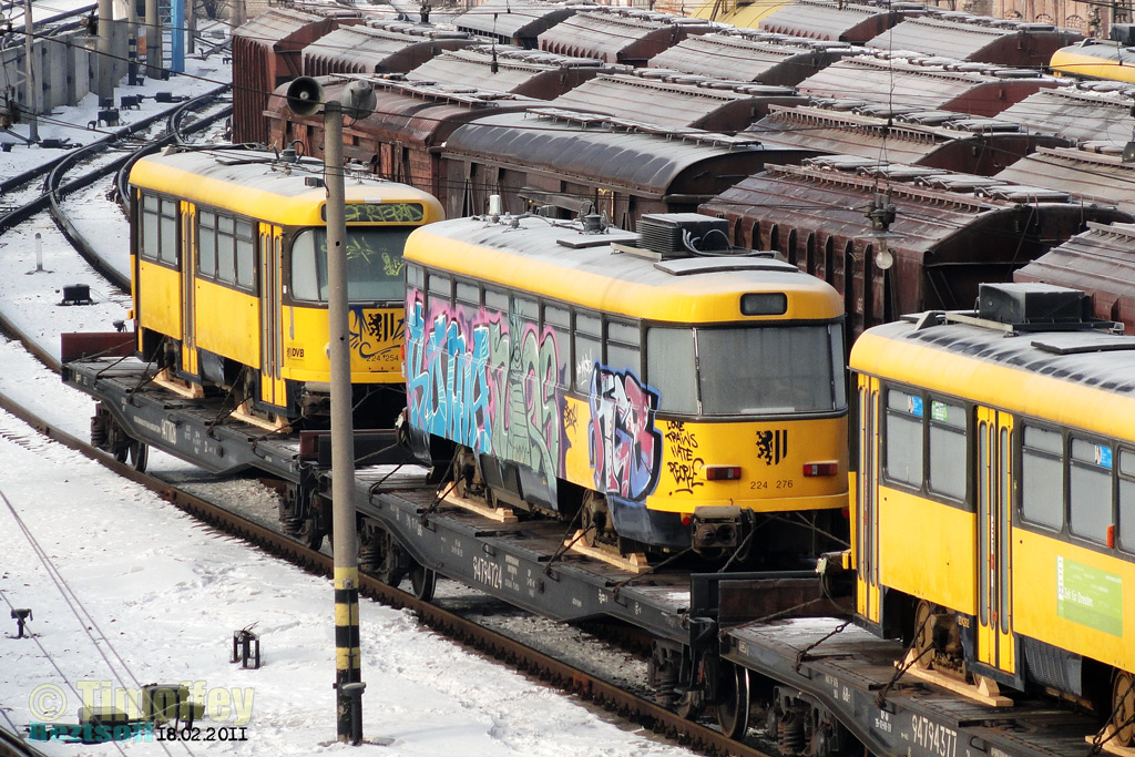 Днепр, Tatra T4D-MT № 1444; Днепр — Прибытие трамваев из Германии (2011)