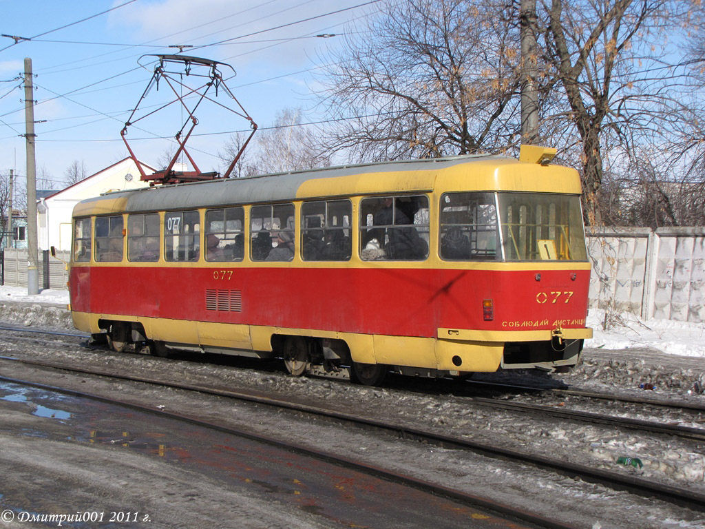 Орёл, Tatra T3SU № 077